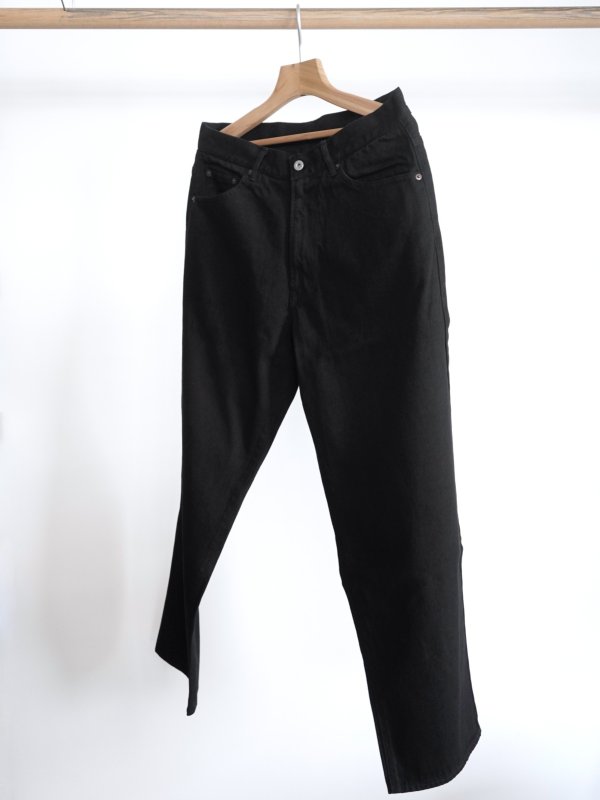 画像9: 「alvana」(アルヴァナ)BHARAT DENIM SKATE PANTS -INK BLACK- (9)