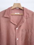 画像8: 「alvana」(アルヴァナ)HANDSPUN HEMP OPEN COLLAR SHIRTS (8)