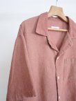 画像4: 「alvana」(アルヴァナ)HANDSPUN HEMP OPEN COLLAR SHIRTS (4)
