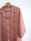 画像6: 「alvana」(アルヴァナ)HANDSPUN HEMP OPEN COLLAR SHIRTS (6)