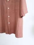 画像5: 「alvana」(アルヴァナ)HANDSPUN HEMP OPEN COLLAR SHIRTS (5)