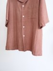 画像9: 「alvana」(アルヴァナ)HANDSPUN HEMP OPEN COLLAR SHIRTS (9)