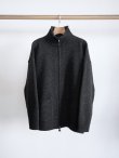 画像1: 「alvana」(アルヴァナ) 5G LAMS WOOL ZIP UP KNIT (1)