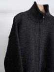 画像2: 「alvana」(アルヴァナ) 5G LAMS WOOL ZIP UP KNIT (2)