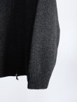 画像3: 「alvana」(アルヴァナ) 5G LAMS WOOL ZIP UP KNIT (3)