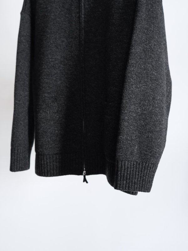 画像7: 「alvana」(アルヴァナ) 5G LAMS WOOL ZIP UP KNIT (7)
