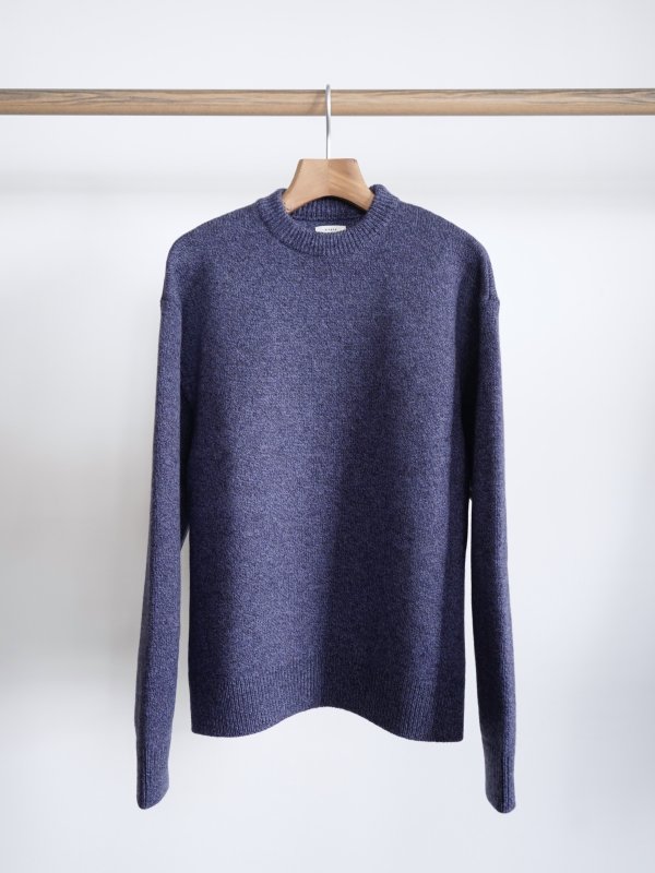 画像2: 「alvana」(アルヴァナ) 5G LAMS WOOL CREW KNIT (2)