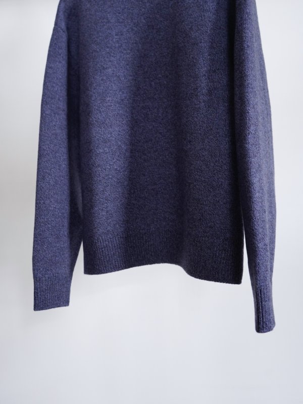 画像9: 「alvana」(アルヴァナ) 5G LAMS WOOL CREW KNIT (9)
