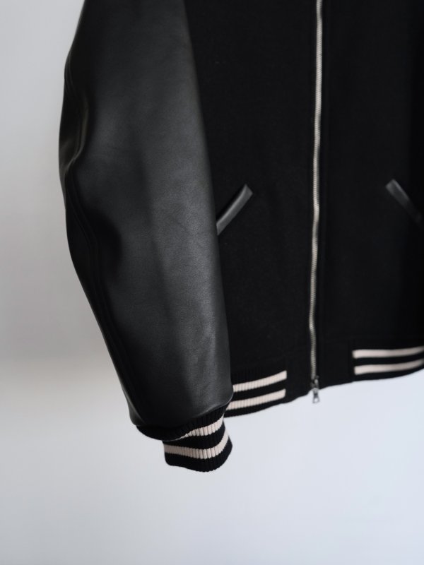 画像5: 「alvana」(アルヴァナ)WOOL MOHAIR COWHIDE LEATHER JACKET (5)