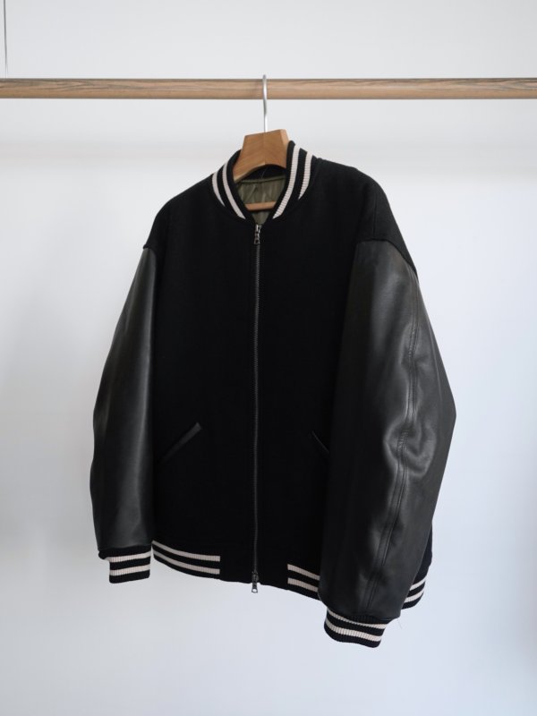 画像9: 「alvana」(アルヴァナ)WOOL MOHAIR COWHIDE LEATHER JACKET (9)