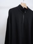 画像2: 「AURALEE」 LIGHT WOOL SWEAT HALF ZIP P/O (2)