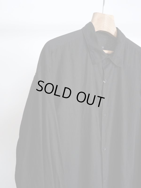 COMOLI」KHADIコットンWレイヤー コモリシャツ