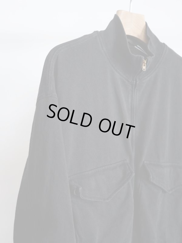 comoli コットンジャージG8ジャケット Comoli | コットンジャージ G8ジャケット Black