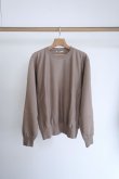 画像2: 「AURALEE」 ELASTIC HIGH GAUGE SWEAT P/O (2)