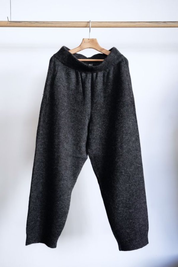 画像2: 「WIRROW」ALPACA WOOL KNIT PANTS (2)