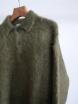 画像6: 「AURALEE」 BRUSHED SUPER KID MOHAIR KNIT POLO (6)