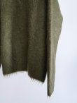 画像5: 「AURALEE」 BRUSHED SUPER KID MOHAIR KNIT POLO (5)