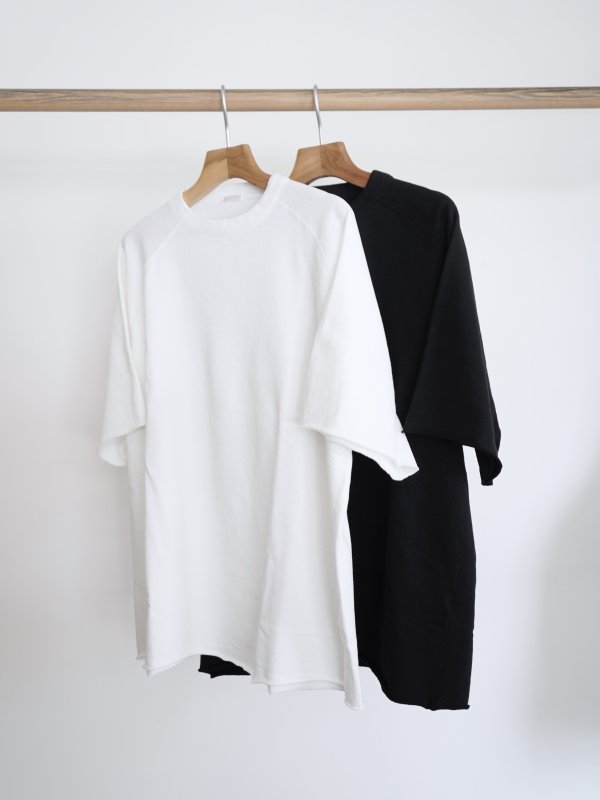 画像1: 「COMOLI」LWコットン裏毛半袖クルー (1)