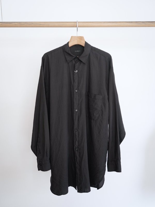 画像1: 「COMOLI」シルク製品染シャツ (1)
