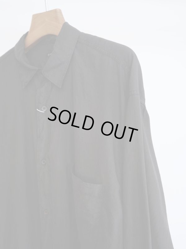 画像4: 「COMOLI」シルク製品染シャツ (4)