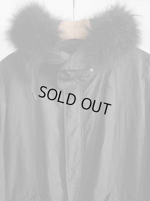 画像6: 「COMOLI」コットンナイロンミリタリーフーデッドコート (6)