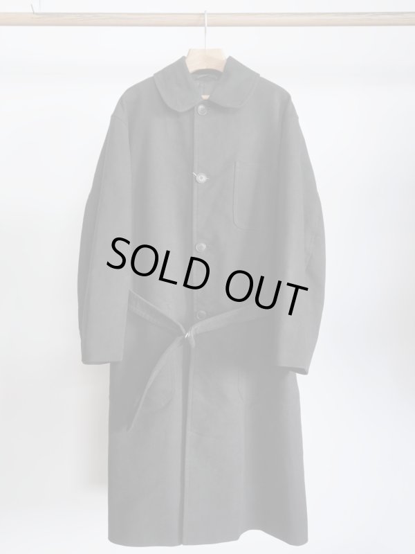 画像1: 「COMOLI」モールスキンミリタリーコート (1)