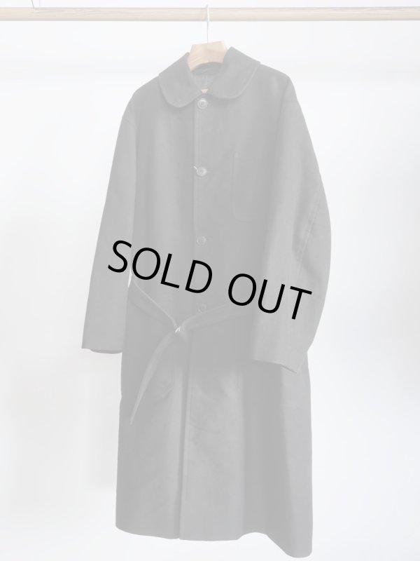 画像9: 「COMOLI」モールスキンミリタリーコート (9)