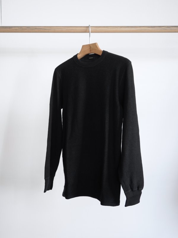 画像9: 「COMOLI」コットンカシミヤベースレイヤー長袖クルー (9)