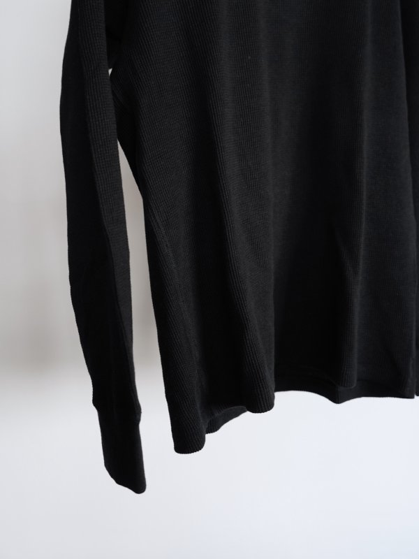 画像5: 「COMOLI」コットンカシミヤワッフル長袖クルー (5)