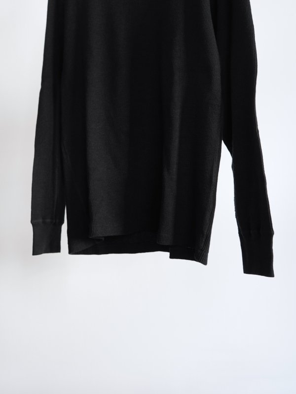 画像7: 「COMOLI」コットンカシミヤワッフル長袖クルー (7)