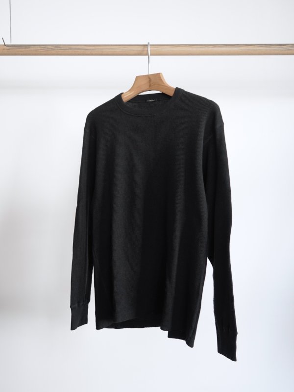 画像9: 「COMOLI」コットンカシミヤワッフル長袖クルー (9)