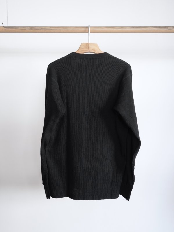 画像8: 「COMOLI」コットンカシミヤワッフル長袖クルー (8)