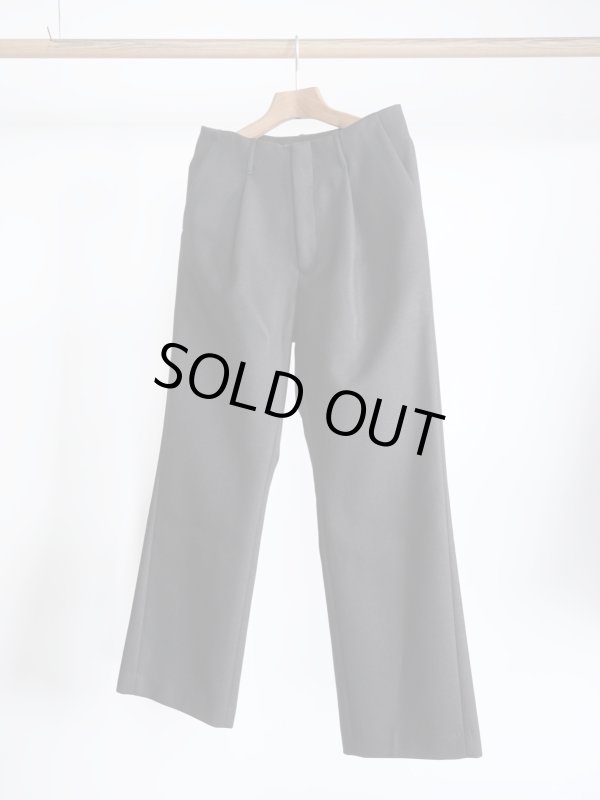 画像9: 「AURALEE」 LIGHT MELTON ONE-TUCK SLACKS (9)