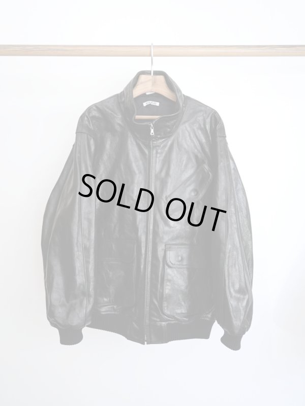 画像1: 「AURALEE」LABM LEATHER ZIP BLOUSON (1)