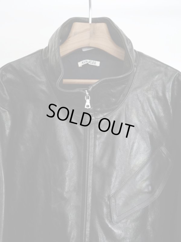 画像6: 「AURALEE」LABM LEATHER ZIP BLOUSON (6)