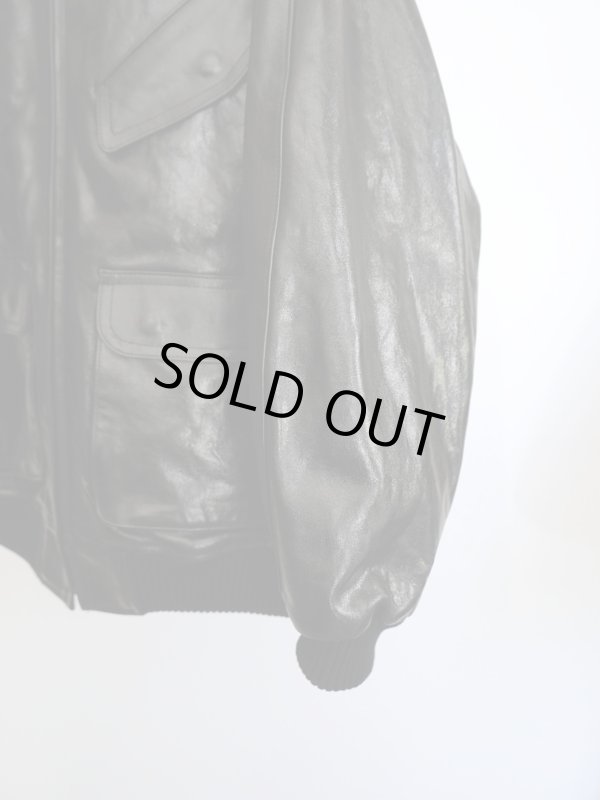 画像3: 「AURALEE」LABM LEATHER ZIP BLOUSON (3)