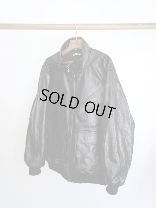 画像9: 「AURALEE」LABM LEATHER ZIP BLOUSON (9)