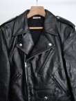 画像6: 「AURALEE」LABM LEATHER RIDERS JACKET (6)