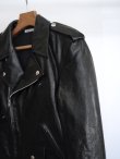 画像4: 「AURALEE」LABM LEATHER RIDERS JACKET (4)