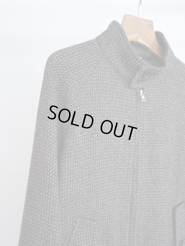 画像2: 「AURALEE」 ALPACA WOOL SILK TWEED ZIP BLOUSON (2)