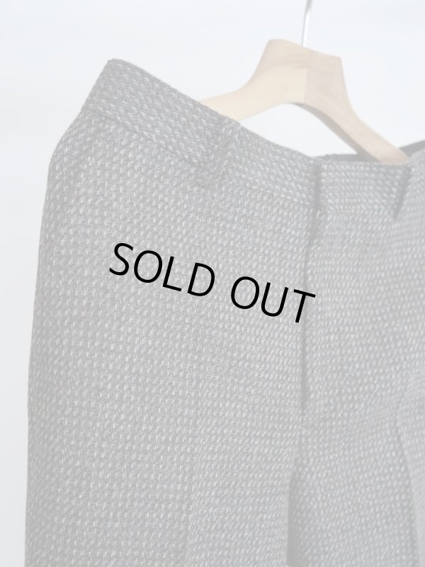 画像2: 「AURALEE」ALPACA WOOL SILK SLACKS (2)