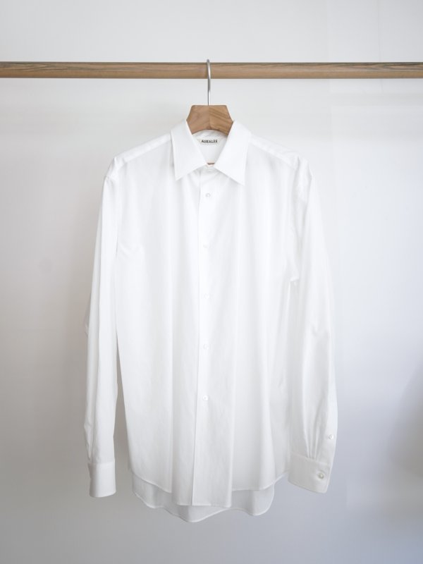 画像2: 「AURALEE」  WASHED FINX TWILL SHIRTS (2)