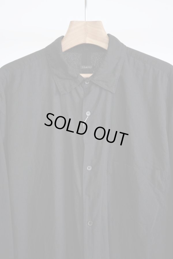 画像6: 「COMOLI」 KHDHI コットンWレイヤーコモリシャツ (6)