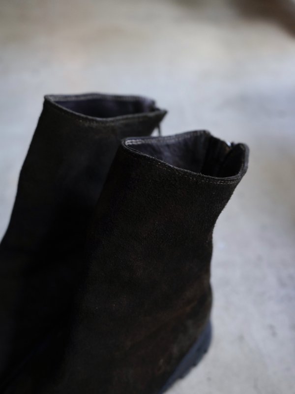 画像10: 「COMOLI」GUIDI別注 VS バックジップブーツ -BROWN- (10)