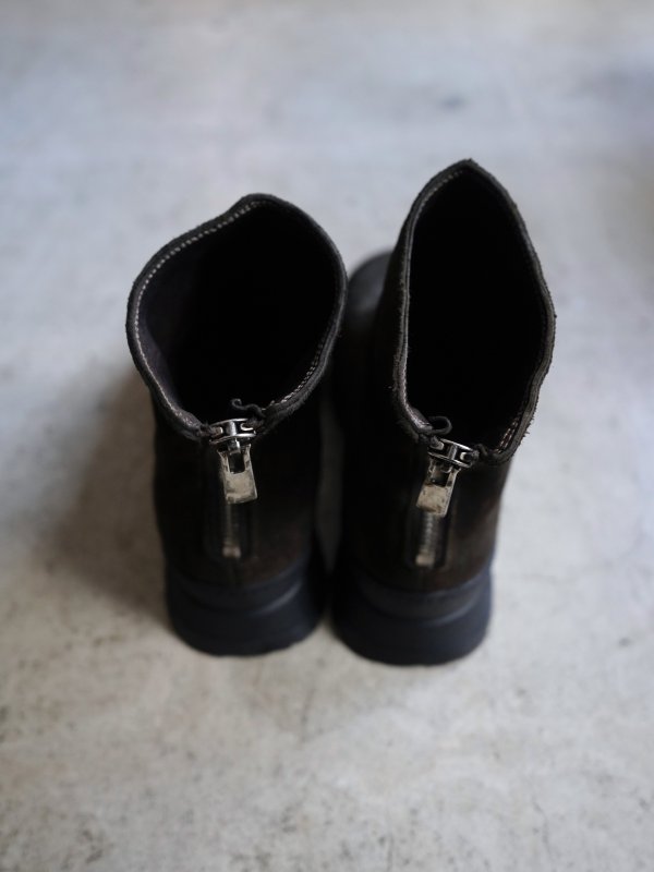 画像6: 「COMOLI」GUIDI別注 VS バックジップブーツ -BROWN- (6)