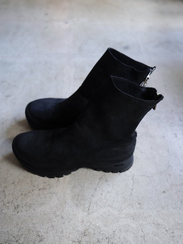 画像2: 「COMOLI」GUIDI別注 VS バックジップブーツ -BLACK- (2)