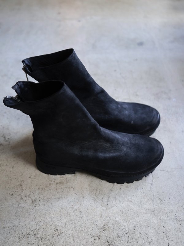 画像3: 「COMOLI」GUIDI別注 VS バックジップブーツ -BLACK- (3)