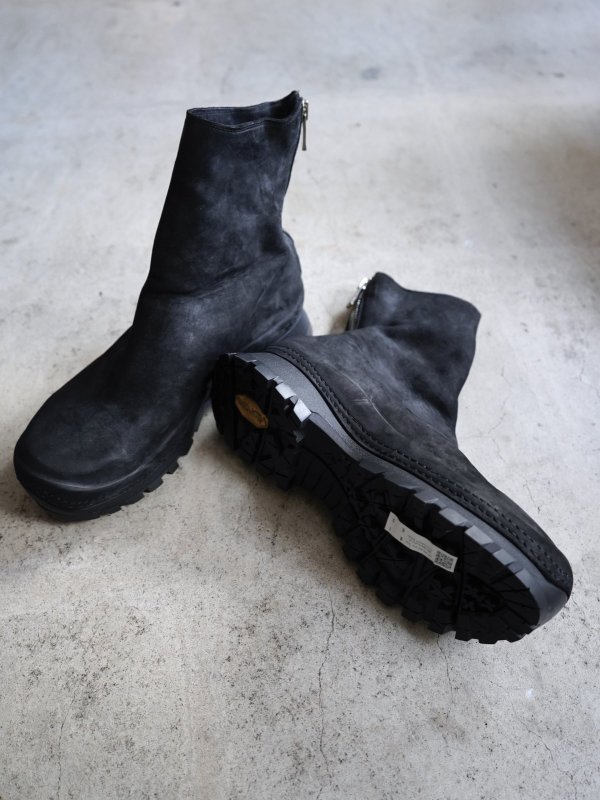 画像11: 「COMOLI」GUIDI別注 VS バックジップブーツ -BLACK- (11)