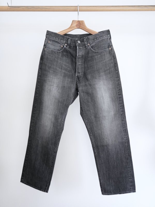 画像1: 「ordinary fits」(オーディナリーフィッツ) 117 TYPE LOOSE  -BLACK USED- (1)