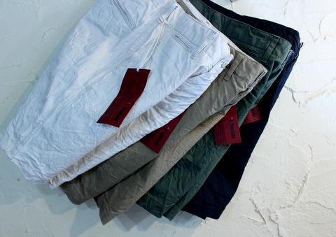 「A VONTADE」CLASSIC CHINO Shortsの入荷です。